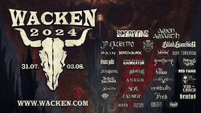 Vstupenky na Wacken 2024 se vyprodaly za rekordní 4,5 hodiny