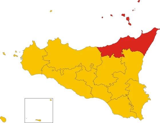 Soubor:Map of Metropolitan city of Messina (region Sicily, Italy).svg – Wikipedie