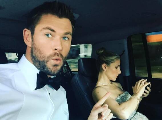 Chris má taky neuvěřitelně sexy ženu. Elsu Pataky můžete znát třeba z Rychle a zběsile jako Elenu.