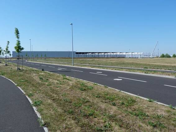 Stav průmyslové zóny v roce 2022 - Průmyslová zóna Triangle