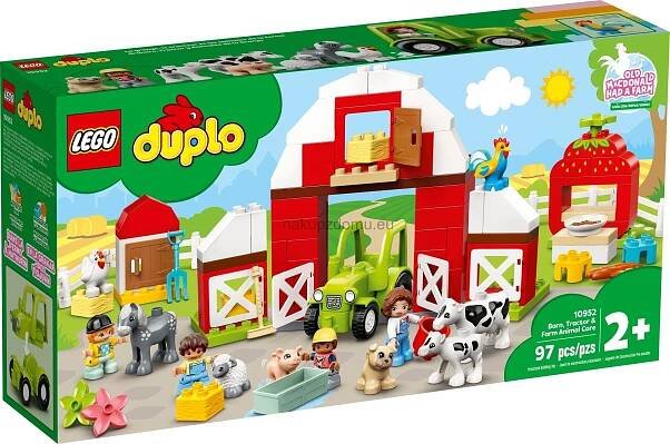 LEGO® DUPLO® 10952 Stodola traktor a zvířátka z farmy