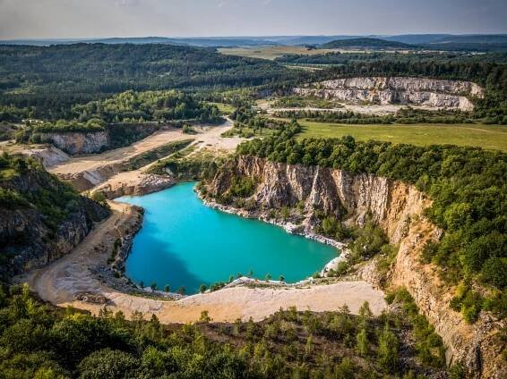 Quarry Homolák drone photography