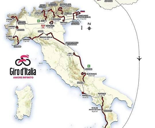2022 Giro d'Italia: Full race route confirmed with just 26km of time trialing