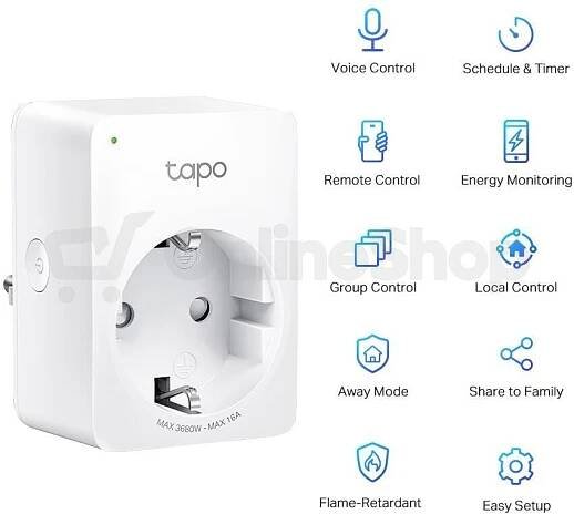 Chytrá zásuvka TP-Link Tapo P110 (EU)