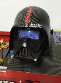 Welding Helmet Makeovers - Star Wars, Marvel and Minion Hood Designs 7