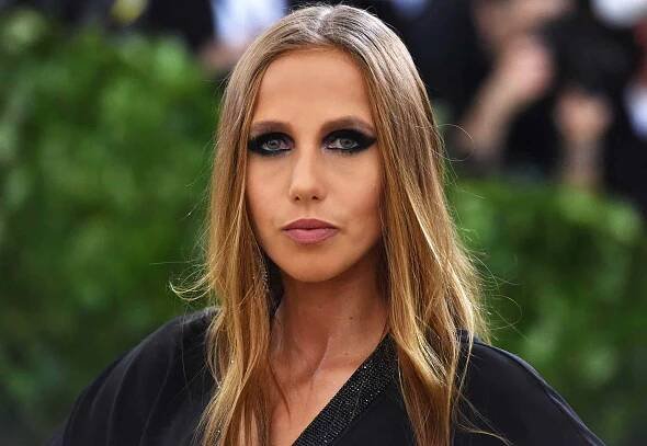 Allegra Versace attends the Heavenly Bodies: Fashion & The Catholic Imagination Costume Institute Gala on May 7, 2018 in New York City. 
