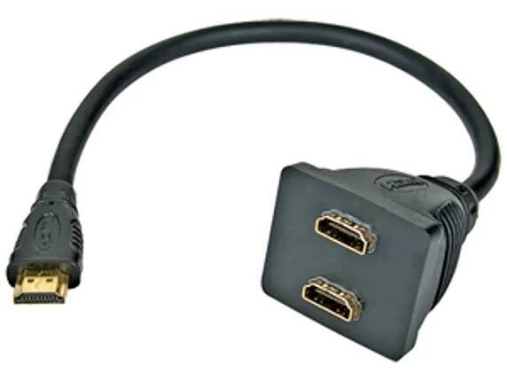 Wiretek Rozdvojka HDMI M - 2x F konektory