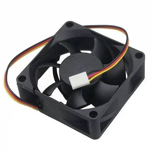 Ventilátor 70x70x25mm, 12V DC, 2510 - 3Pin