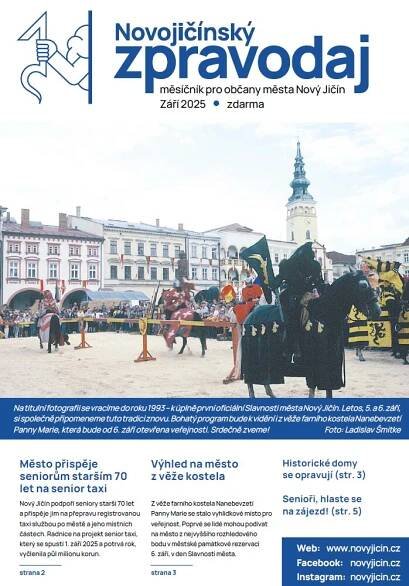 Vyšlo zářijové číslo Novojičínského zpravodaje - Nový Jičín - Město Klobouků