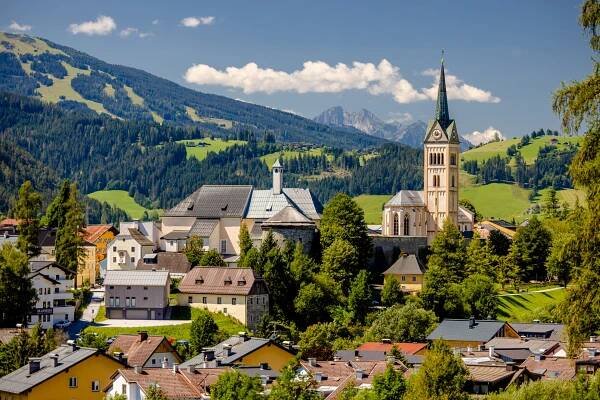 Radstadt: Kleine historische Stadt im Salzburger Pongau