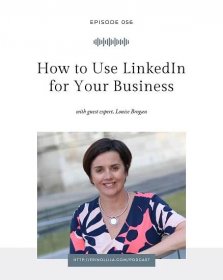 how to use linkedin for your business with louise brogan