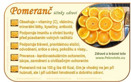 Info obrázek pomeranč
