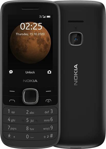 Nokia 225 Dual SIM černý