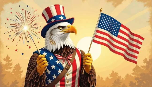 Amerika oslavila výročí své nezávislosti vítězstvím