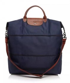 AUTH Longchamp Le Pliage Expandable Duffel Bag
