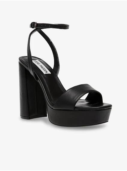 Steve Madden Černé dámské sandály Steve Madden