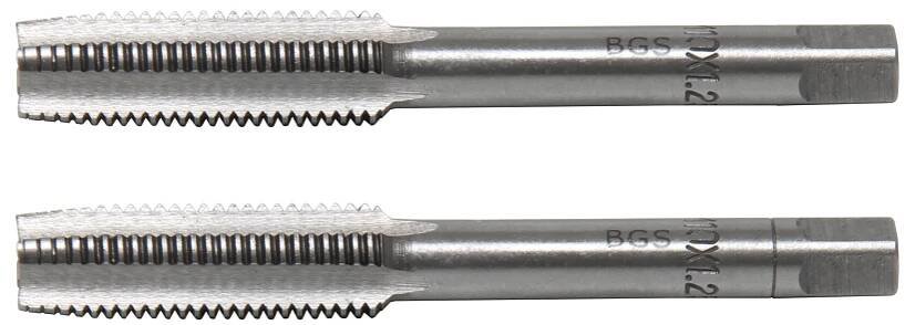 BGS Závitníky sada, předřezávací a dokončovací závitník, M10 x 1.25, 2 pcs.