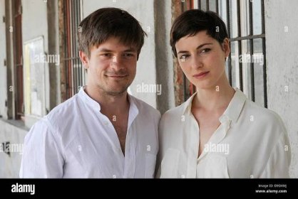 Czech Actor Jiri Madl Left And French Actress Clemence Thioly