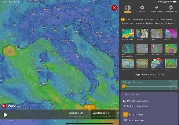 Windy.com Photography App Weather How to Use