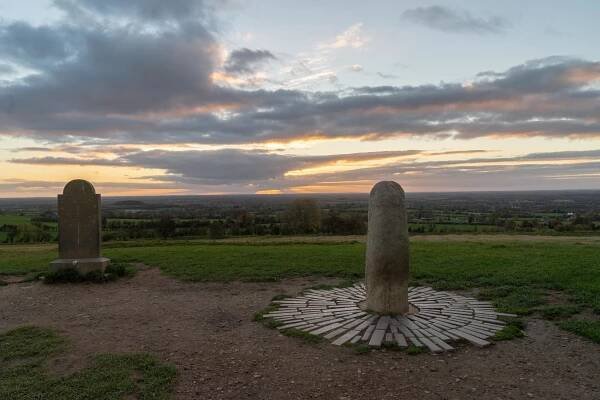 Hill of tara. ireland. history. irish. golden light. travel. blog. autumn. colour. celtic. gaelic. hill of tara stone. sunset on the hill.jpg