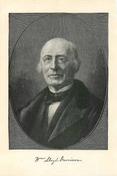 Portrait of William Lloyd Garrison in Century Magazine