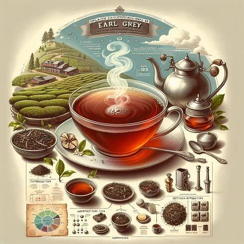 Prozkoumejte čarokrásný svět Earl Grey čaje: Historie, složení a způsoby přípravy - Čaj a Káva všeho druhu