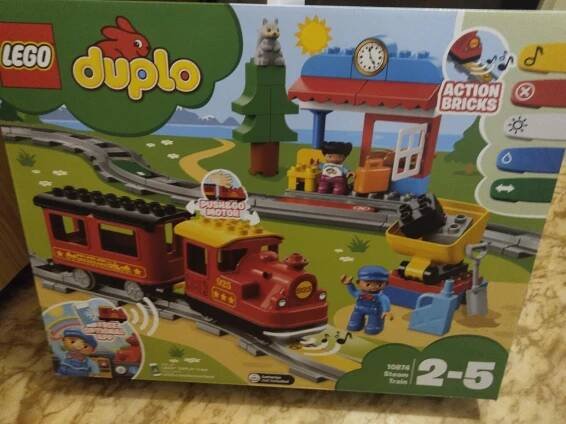 Lego parní vláček DUPLO, originál nerozbalené 👍 - Hračky