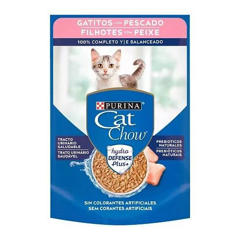 CAT CHOW Húmedo Gatitos Pescado 85g