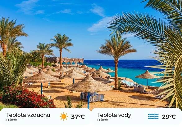 Počasí v Sharm El Sheikh | Cestovní kancelář Coral Travel