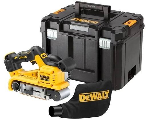 pásová bruska PÁSOVÁ BRUSKA DEWALT 18V AKUMULÁTOROVÁ, BEZKARTÁČOVÁ, BEZ AKUMULÁTORU