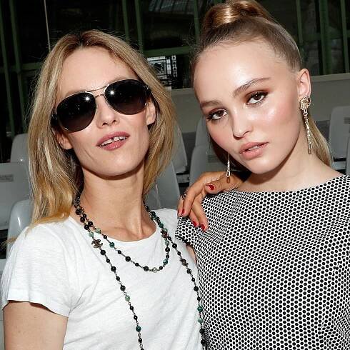 Vanessa Paradis and Lily-Rose Depp Share a Mother-Daughter Moment at Chanel