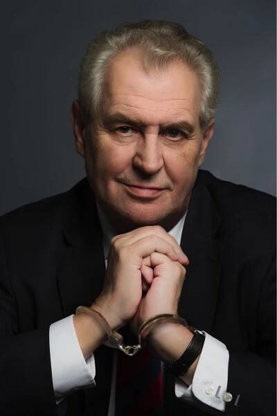 Zemanův prezidentský portrét - v úpravě Okoun.cz
