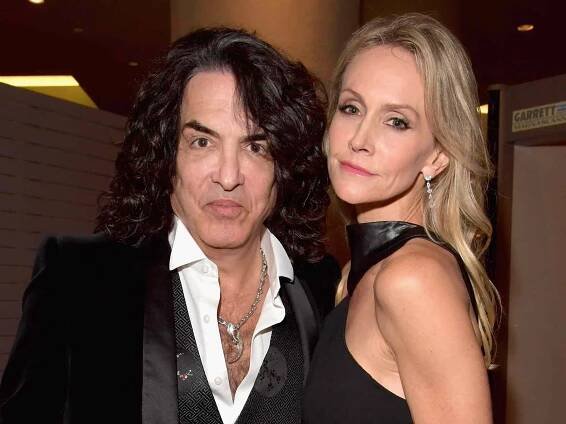 Paul Stanley (L) and Erin Sutton attend Pre-GRAMMY Gala and Salute to Industry Icons Honoring Debra Lee