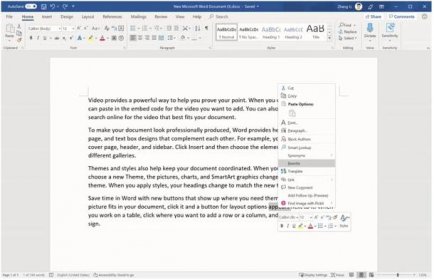 Microsoft Word nyní nabídne návrhy na přepsání vašich vět