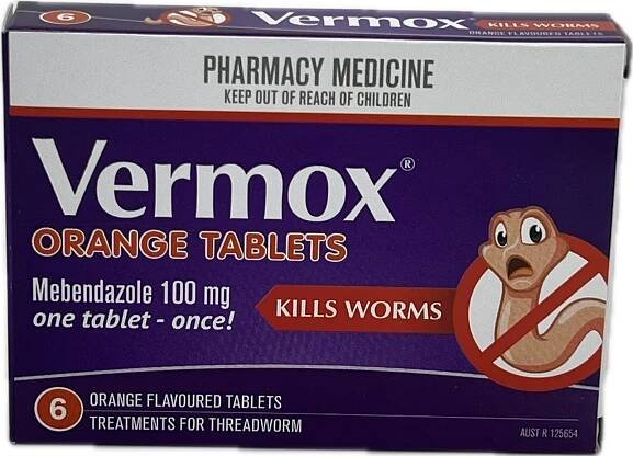 Mebendazole tablety — VISA Online