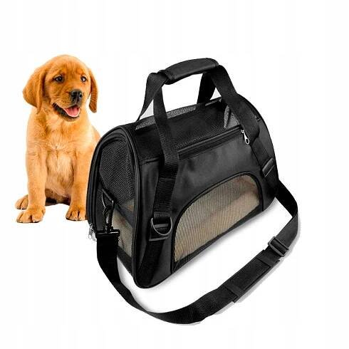PŘEPRAVKA PRO PSA TAŠKA PRO ZVÍŘATA 3 BARVY 43*28*19 CM NA RÁMU