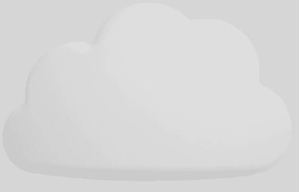 A cloud white UPPLYST LED wall lamp.