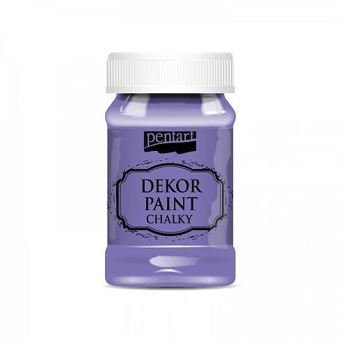 Dekor paint chalky křídová barva, fialová - V novém kabátku
