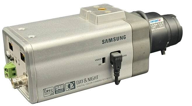 Samsung SCC-B2311 CCTV Color Camera w/Computar 3.5-8mm 1/3” 1:1.4 CCTV