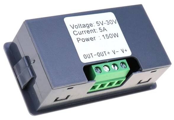 Regulátor otáček PWM stejnosměrných motorů 5-30V DC-5A, ZK-MG