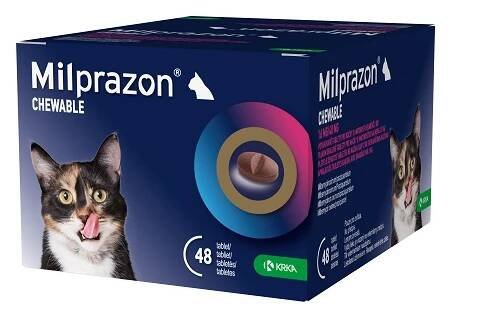 Milprazon Chewable 16mg/ 40mg, tablety | Krka