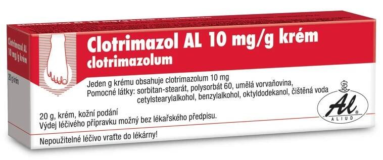 Clotrimazol AL 10 mg/g krém 20 g