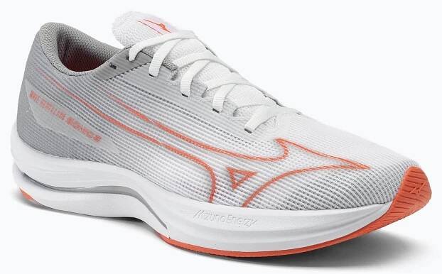 Pánské běžecké boty Mizuno Wave Rebellion Sonic 2 white/hot coral/harbor mist