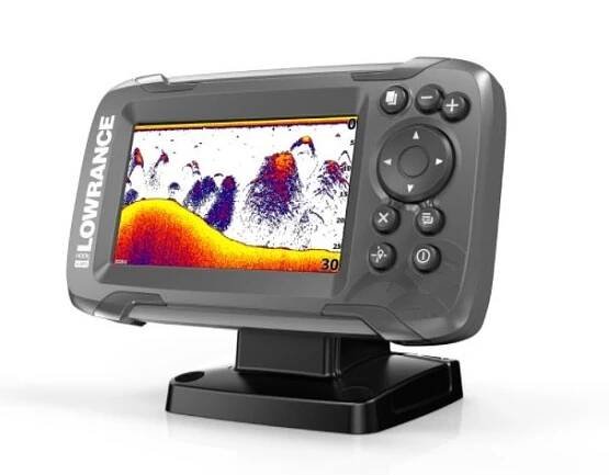 Sonar Lowrance Hook2 4X GPS se Sondou Bullet Skimmer