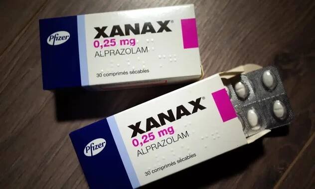 Balení léku Xanax