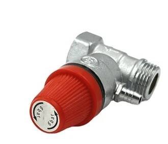 Pojistný ventil 1/2" 6 bar, vnitřní - vnější závit, 48mm délka
