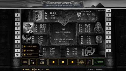 Book of Ra Deluxe online automat Menu
