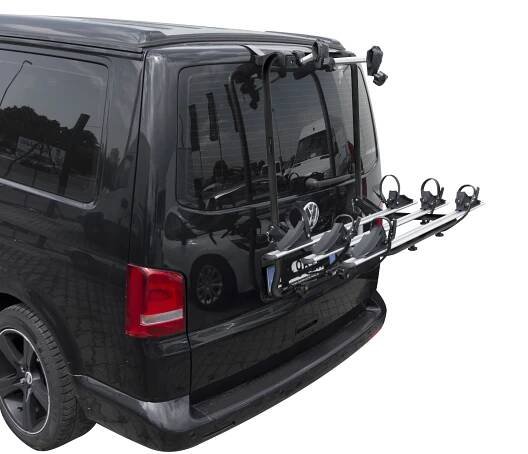 Nosič 3 kol na zadní dveře Menabo Shadow Black Volkswagen T5 2003-2015 - zvětšit obrázek