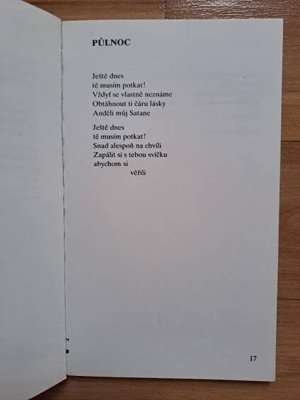 Ulrych, Petr: Mina v tramvaji : (poetický deník z let 1988-1991), 1991 - Antikvariát Štáfl a spol.