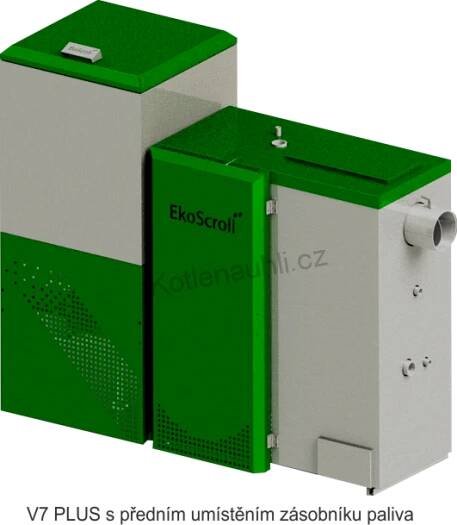 EkoScroll Alfa 25 kW přední zásobník